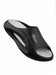 Black and grey EVA comfort sliders for men with arch support