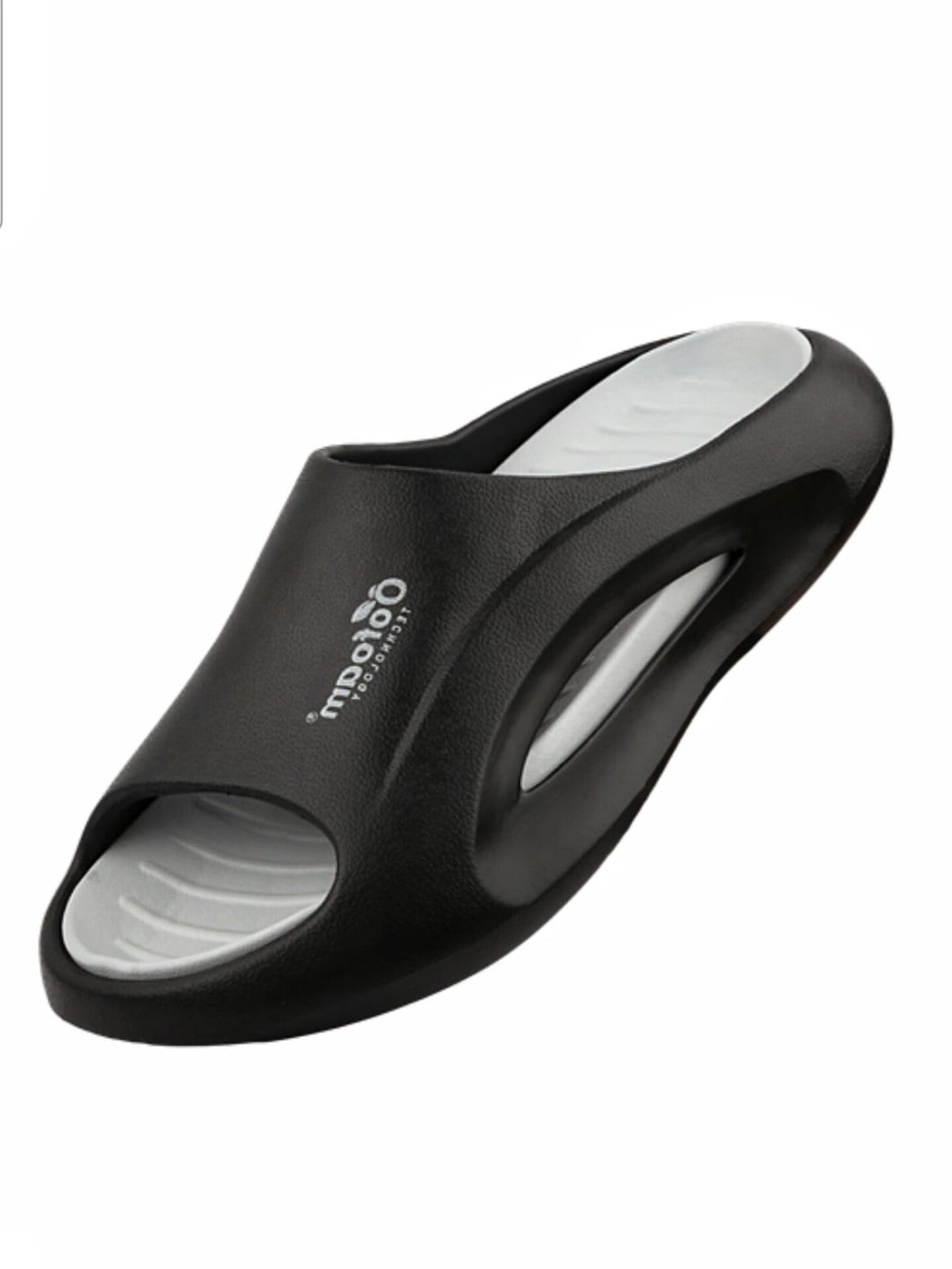 Lightweight dual-tone men’s sliders with breathable design