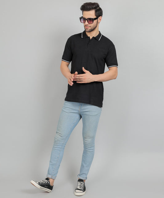 Black Polo T-Shirt