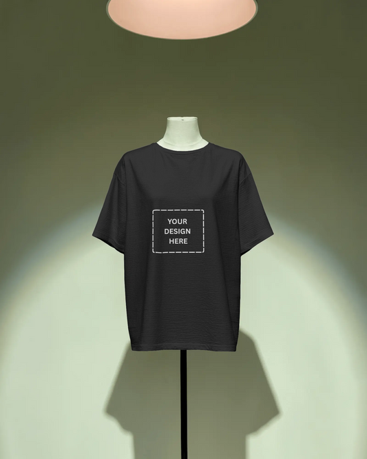Customized oversized T‑Shirt with bold personalized photo print and relaxed streetwear fit