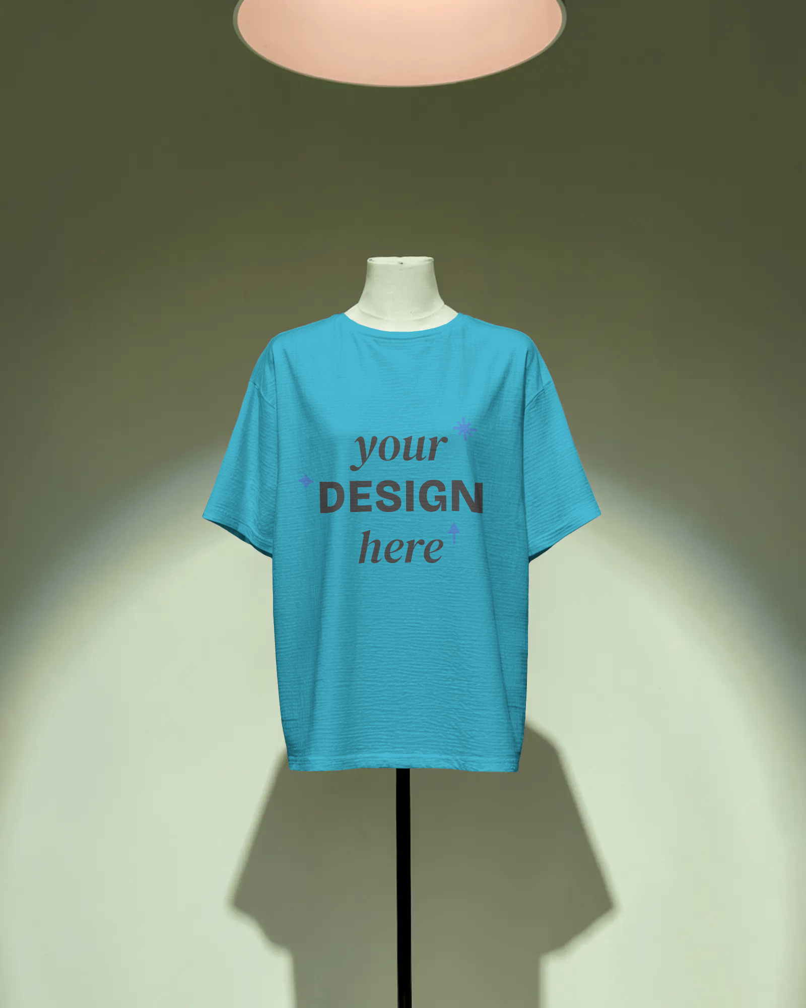 Customized oversized T‑Shirt with bold personalized photo print and relaxed streetwear fit