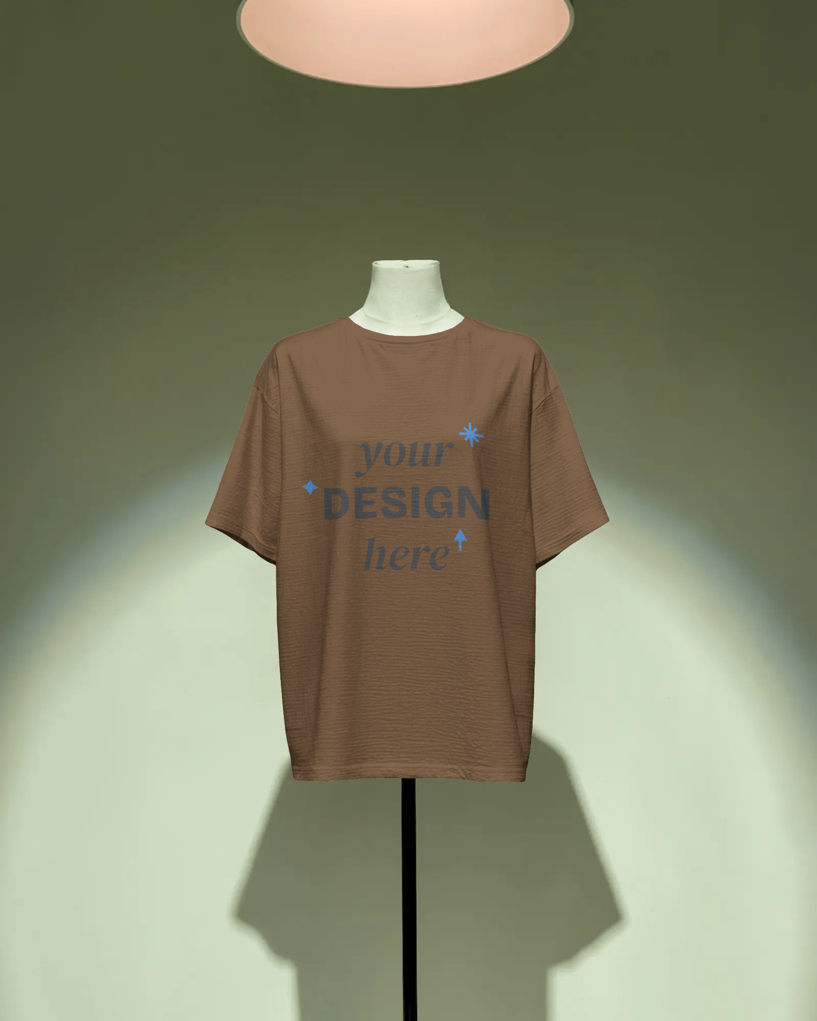 Customized oversized T‑Shirt with bold personalized photo print and relaxed streetwear fit