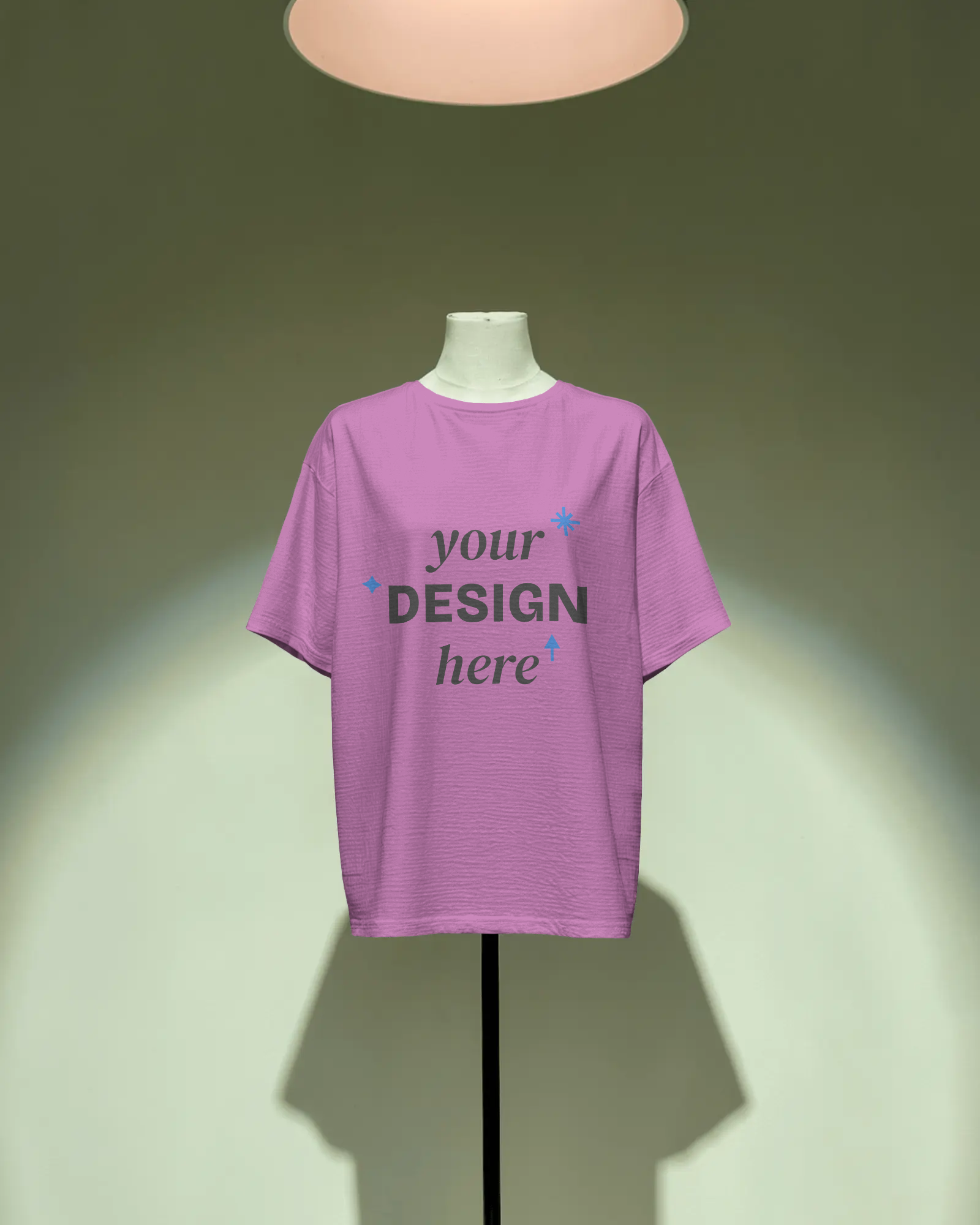 Customized oversized T‑Shirt with bold personalized photo print and relaxed streetwear fit